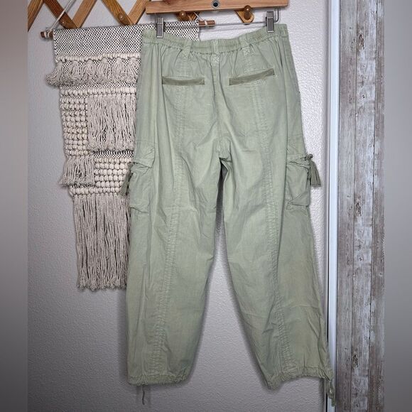 Anthropologie Tactical Utility Cargo Mid Rise Cotton Pants (Size 27) - Picture 3 of 11